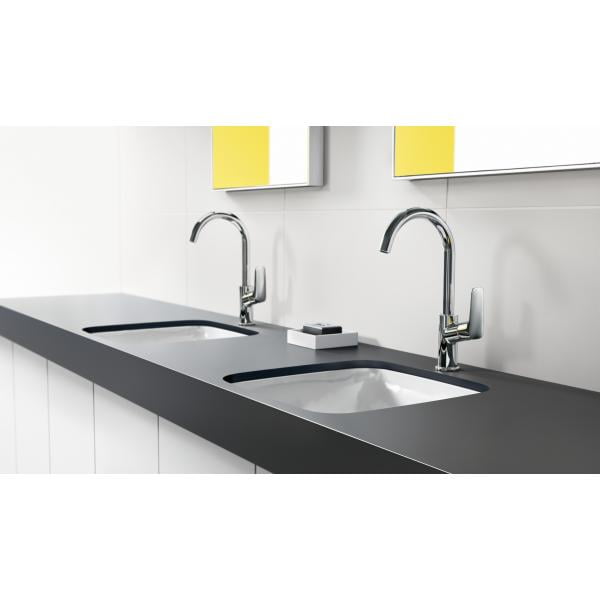 Смеситель hansgrohe Logis для раковины с поворотным изливом и сливным гарнитуром 71130000, хром