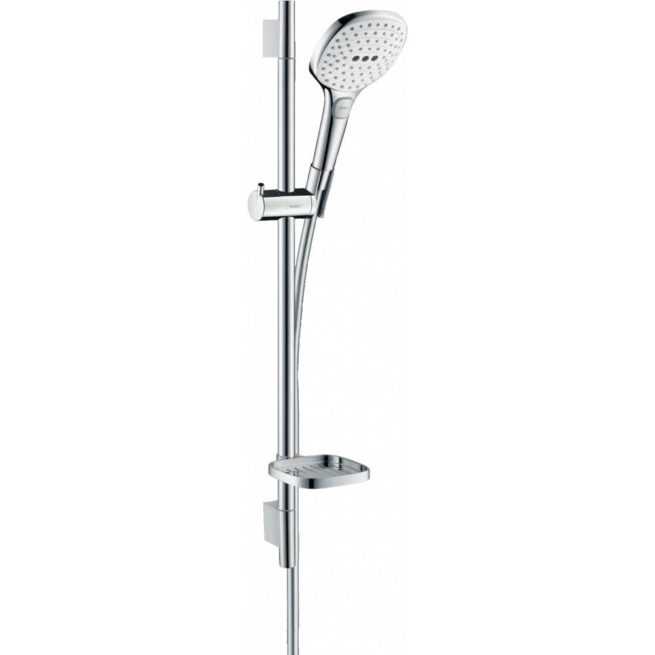 Душевой набор hansgrohe Raindance Select E 120 3jet/Unica S Puro 26620400, белый/хром