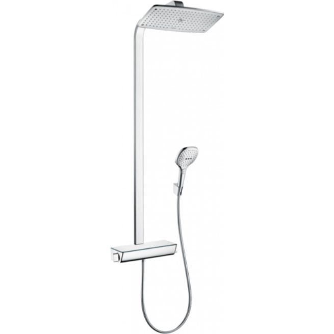 Душевая система hansgrohe Raindance Select E 360 Showerpipe с термостатом 27112000, хром