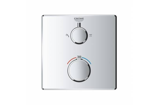 Комплект для душа 4 в 1 GROHE (Термостат + Душевой набор + Верхний душ + SmartBox)