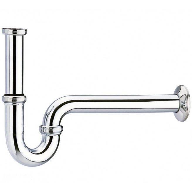 Сифон для раковины hansgrohe трубчатый 53010000, хром