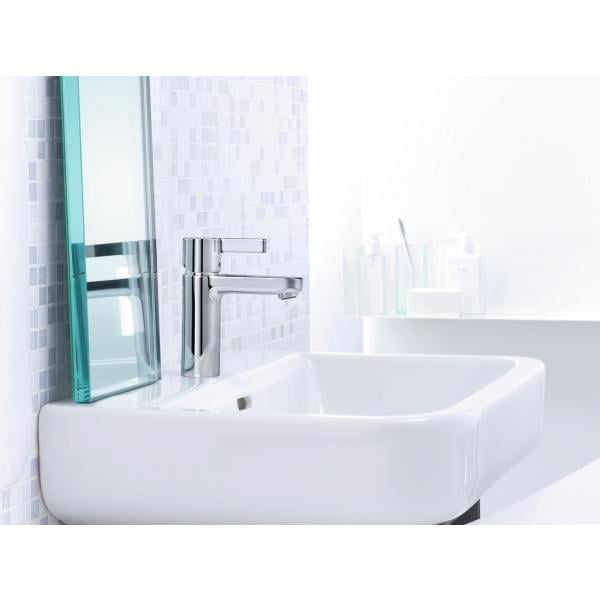 Смеситель hansgrohe Metris S для раковины со сливным гарнитуром 31060000, хром